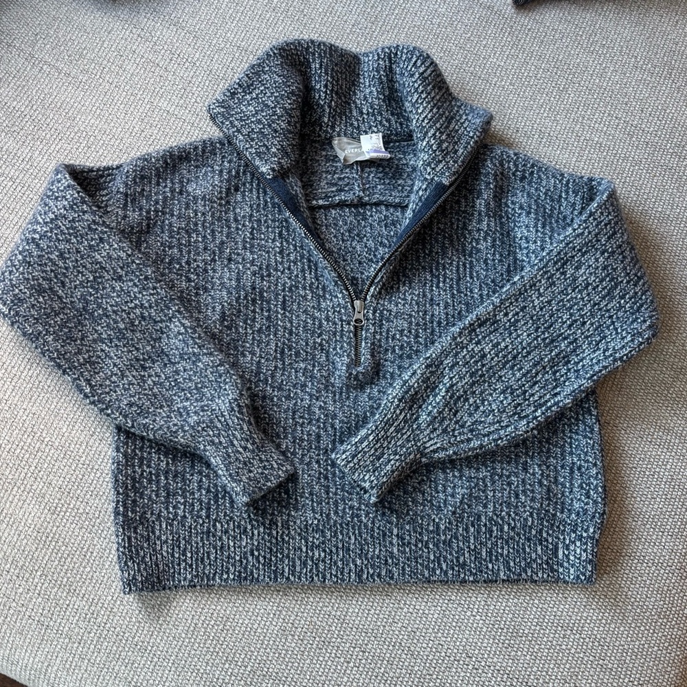 Everlane Wool Half-Zip Sweater